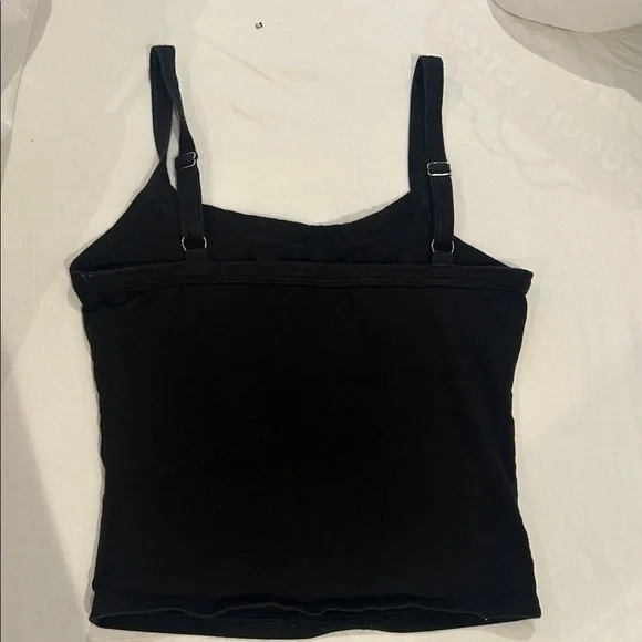 Edikted Black Tank Top with White '80' Graphic - Picture 3 of 3